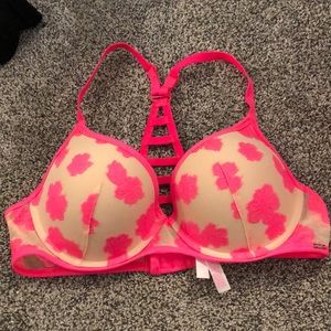 36c PINK racer back bra